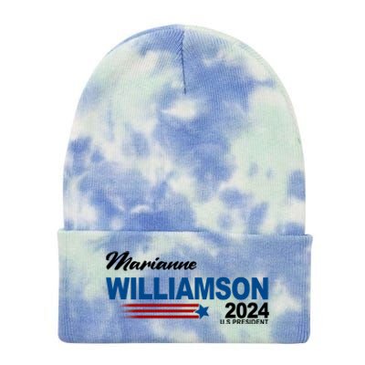 Marianne Williamson 2024 US President Election Tie Dye 12in Knit Beanie