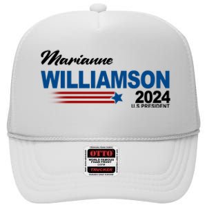 Marianne Williamson 2024 US President Election High Crown Mesh Back Trucker Hat