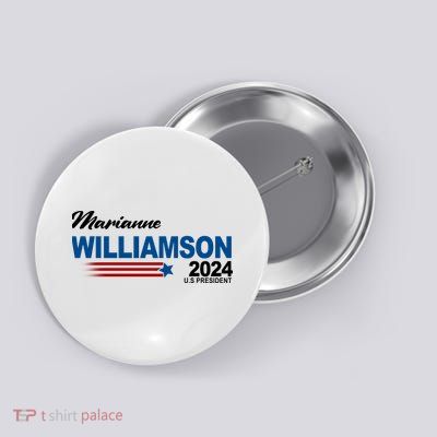 Marianne Williamson 2024 US President Election Button