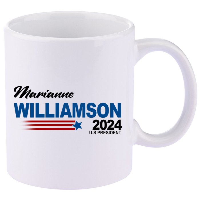 Marianne Williamson 2024 US President Election 11oz C Handle Ceramic Mug