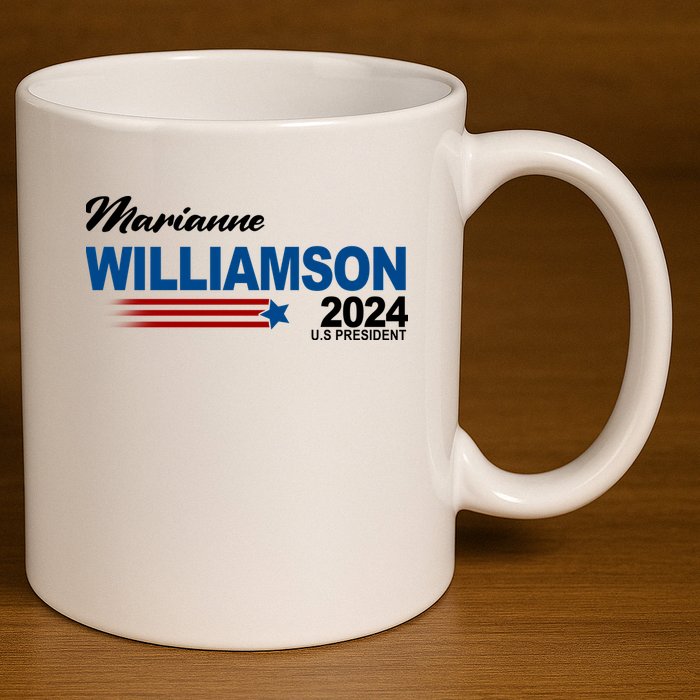 Marianne Williamson 2024 US President Election 11oz C Handle Ceramic Mug
