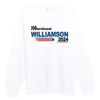 Marianne Williamson 2024 US President Election Premium Crewneck Sweatshirt