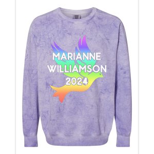 Marianne Williamson 2024 Colorblast Crewneck Sweatshirt