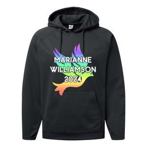 Marianne Williamson 2024 Performance Fleece Hoodie