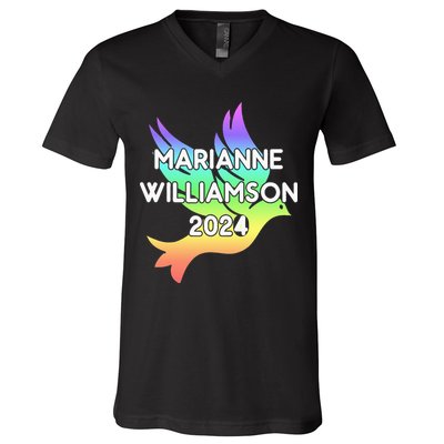 Marianne Williamson 2024 V-Neck T-Shirt