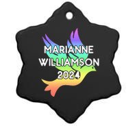 Marianne Williamson 2024 Ceramic Star Ornament