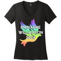 Marianne Williamson 2024 Women's V-Neck T-Shirt