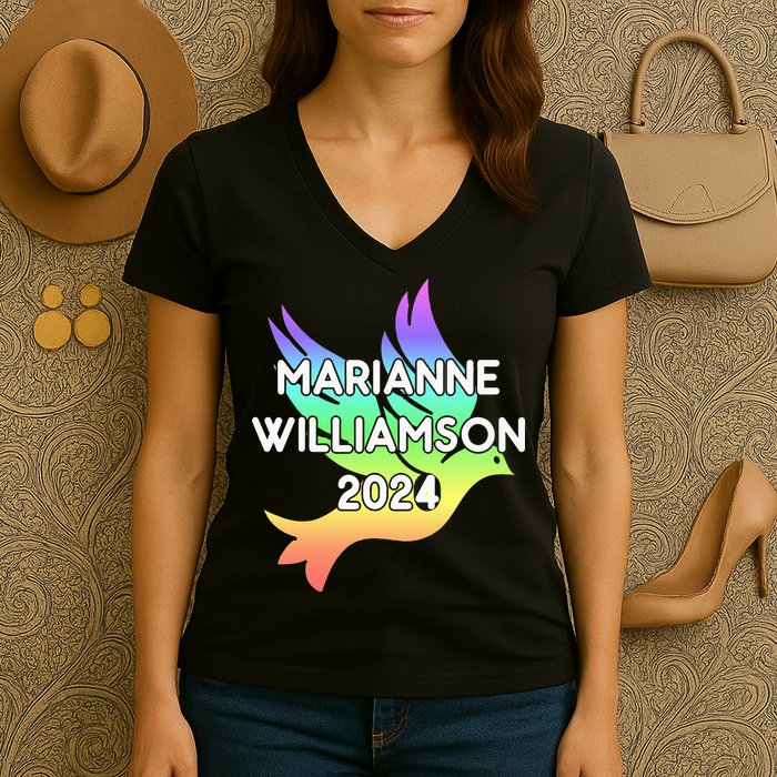 Marianne Williamson 2024 Women's V-Neck T-Shirt