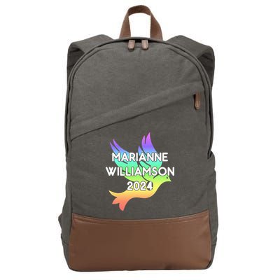 Marianne Williamson 2024 Cotton Canvas Backpack