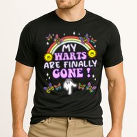 My Warts Are Finally Gone Funny Embarrassing Adult Humor Cooling Performance Crew T-Shirt