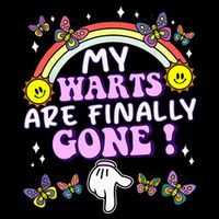 My Warts Are Finally Gone Funny Embarrassing Adult Humor City Backpack