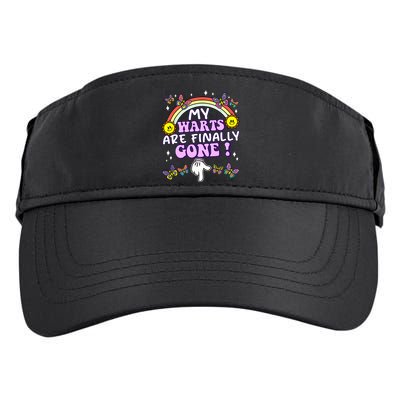 My Warts Are Finally Gone Funny Embarrassing Adult Humor Adult Drive Performance Visor
