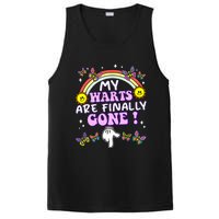 My Warts Are Finally Gone Funny Embarrassing Adult Humor PosiCharge Competitor Tank