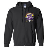 My Warts Are Finally Gone Funny Embarrassing Adult Humor Full Zip Hoodie