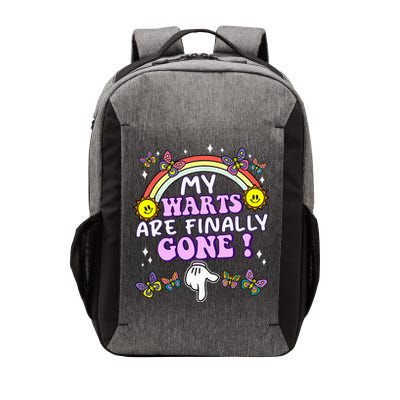 My Warts Are Finally Gone Funny Embarrassing Adult Humor Vector Backpack