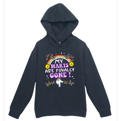 My Warts Are Finally Gone Funny Embarrassing Adult Humor Urban Pullover Hoodie