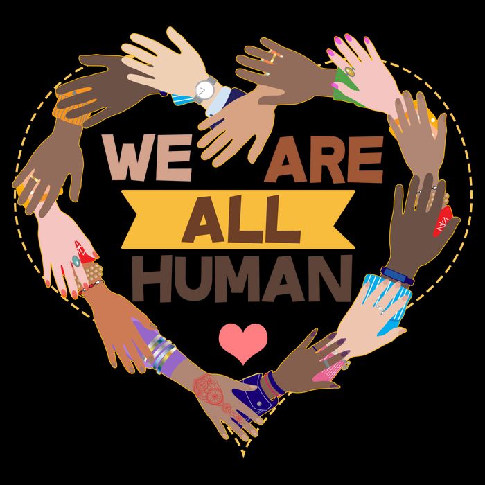 Multicultural We Are All Human Mug