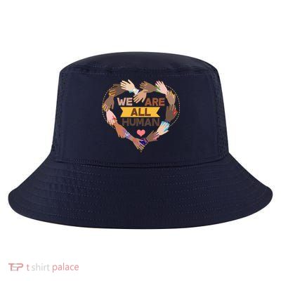 Multicultural We Are All Human Cool Comfort Performance Bucket Hat