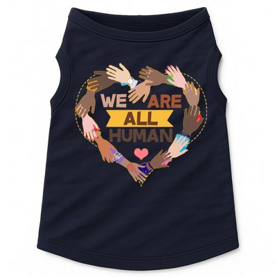 Multicultural We Are All Human Doggie Tank