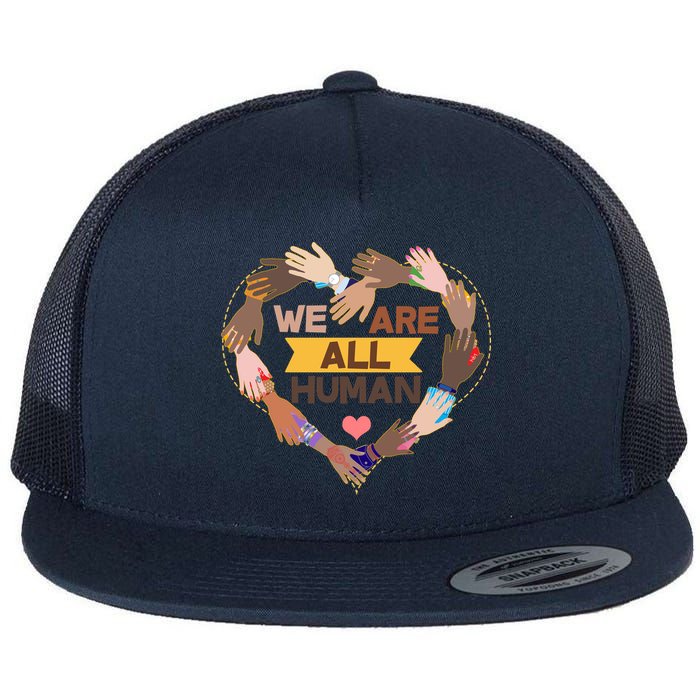 Multicultural We Are All Human Flatbill Hat