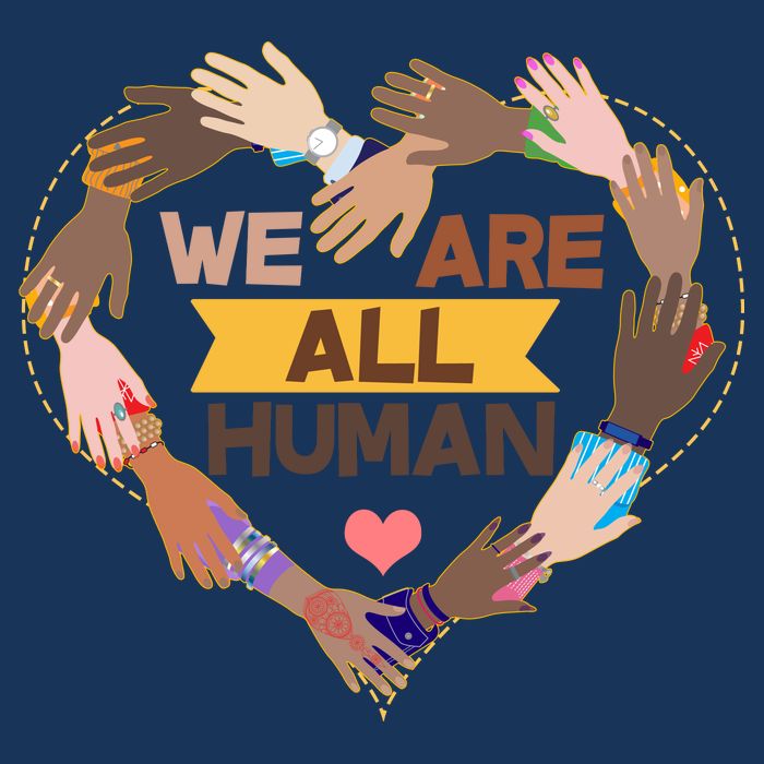 Multicultural We Are All Human Flatbill Hat