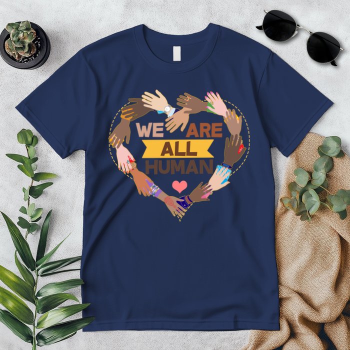 Multicultural We Are All Human Premium T-Shirt
