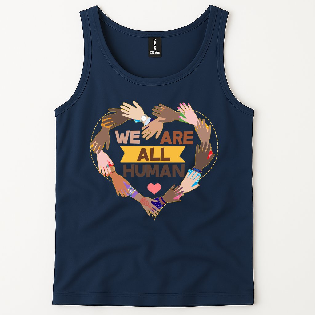 Multicultural We Are All Human Tank Top
