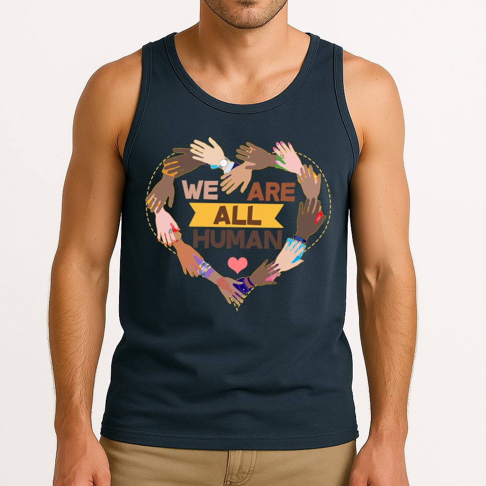 Multicultural We Are All Human Tank Top