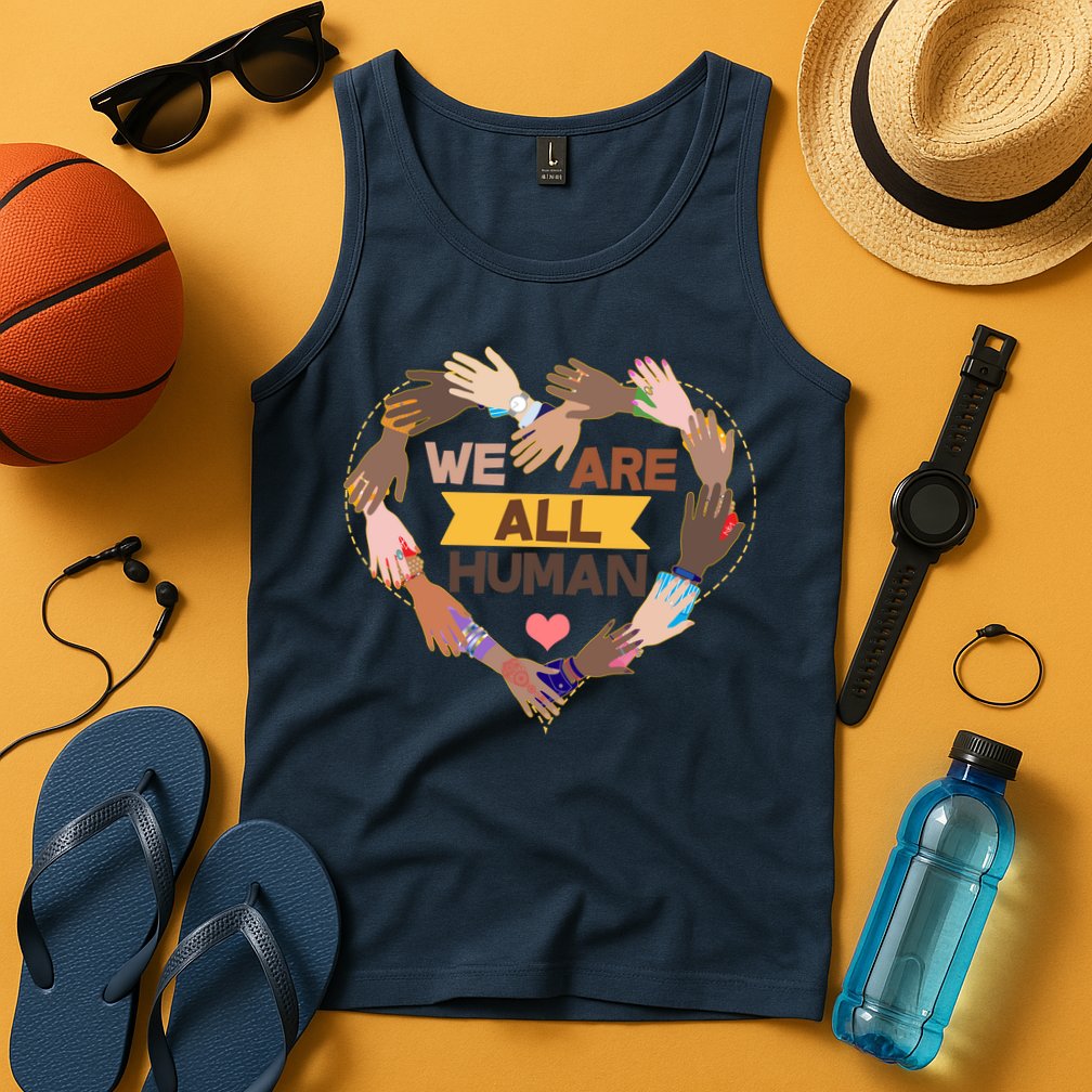 Multicultural We Are All Human Tank Top
