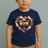 Multicultural We Are All Human Toddler T-Shirt