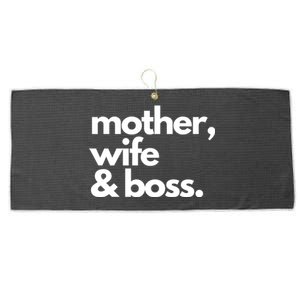 Mother Wife And Boss Gift Large Microfiber Waffle Golf Towel