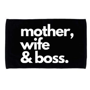 Mother Wife And Boss Gift Microfiber Hand Towel