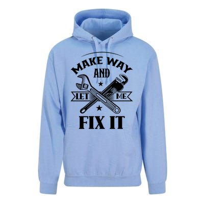 Make Way And Let Me Fix It Tinkerer Fixing Repair Mr Fix It Gift Unisex Surf Hoodie