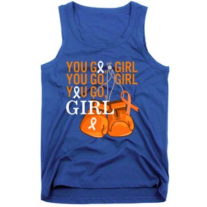 Ms Warrior Awareness You Go Multiple Sclerosis Fight Gift Tank Top