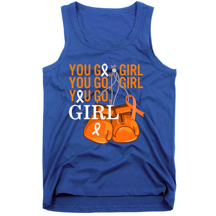 Ms Warrior Awareness You Go Multiple Sclerosis Fight Gift Tank Top