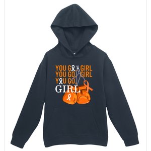 Ms Warrior Awareness You Go Multiple Sclerosis Fight Gift Urban Pullover Hoodie