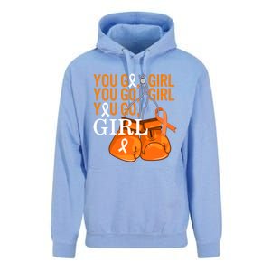 Ms Warrior Awareness You Go Multiple Sclerosis Fight Gift Unisex Surf Hoodie