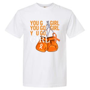 Ms Warrior Awareness You Go Multiple Sclerosis Fight Gift Garment-Dyed Heavyweight T-Shirt