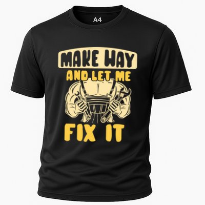 Make Way And Let Me Fix It Tinkerer Mr Fix It Repair Fixing Meaningful Gift Performance Shirt