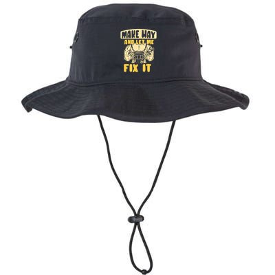 Make Way And Let Me Fix It Tinkerer Mr Fix It Repair Fixing Meaningful Gift Bucket Hat