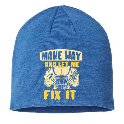 Make Way And Let Me Fix It Tinkerer Mr Fix It Repair Fixing Meaningful Gift Sustainable Beanie