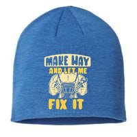 Make Way And Let Me Fix It Tinkerer Mr Fix It Repair Fixing Meaningful Gift Sustainable Beanie