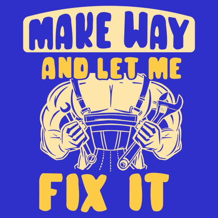 Make Way And Let Me Fix It Tinkerer Mr Fix It Repair Fixing Meaningful Gift 16 in Basic Backpack