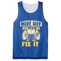 Make Way And Let Me Fix It Tinkerer Mr Fix It Repair Fixing Meaningful Gift Mesh Reversible Basketball Jersey Tank
