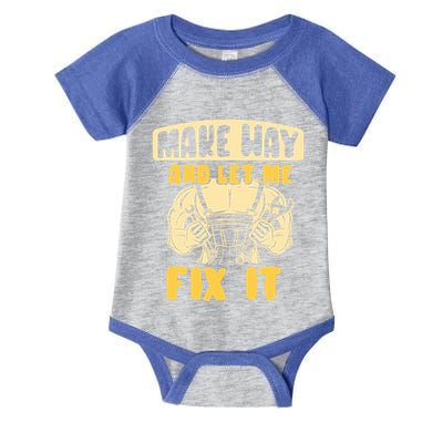 Make Way And Let Me Fix It Tinkerer Mr Fix It Repair Fixing Meaningful Gift Infant Baby Jersey Bodysuit