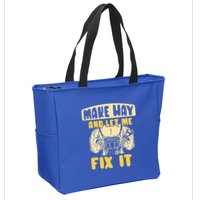Make Way And Let Me Fix It Tinkerer Mr Fix It Repair Fixing Meaningful Gift Zip Tote Bag