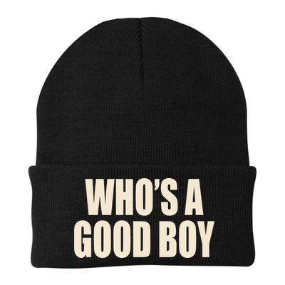 Moximimi WhoS A Good Boy Orange Beanie
