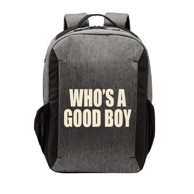Moximimi WhoS A Good Boy Orange Vector Backpack