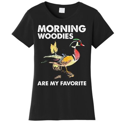 Morning Woodies Are My Favorite Love Hunting Women's T-Shirt