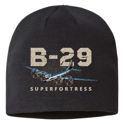 Military Warbird Airplane B29 Superfortress Sustainable Beanie